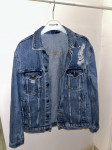Jeans jakna H&M, ovezsize model, velikost S