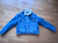 Otroška jeans podložena bunda Zara vel. 164/13-14 let