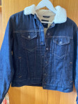 Otroska prehodna jeans jakna, podlozena s krznom Gap, 152-163