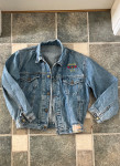 Vintage Conerino Kids Denim Retro Svetlo Modra Jeans Jakna Small