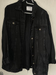 Črna jeans jakna