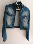 MODRA ŽENSKA/DEKLIŠKA JEANS JAKNA