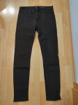 Dolge moške jeans hlače, črne barve, velikost 29