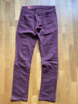 Moški jeans, bordo barva, slim fit, Zara, velikost 32