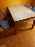 Jedilna miza , 4 stoli