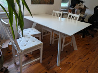 jedilna miza in stoli IKEA