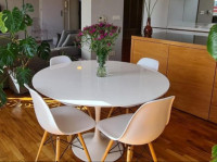 Designerski stoli in miza