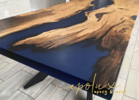Jedilne epoxy mize - izdelava po naročilu