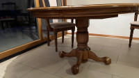 Kuhinjska miza okrogla premer 130 cm