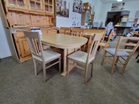MIZA 140X92 RAZTEGLJIVA NA 180 CM, 6 KOM STOL MASIVA, JEDILNICA