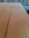 Miza iz masivnega lesa + 6 stoli.