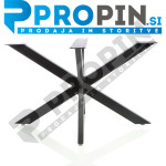 Podnožje za mizo zvezda (spider) - 71x68x120cm