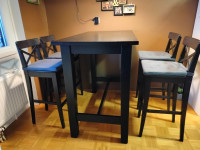 Visoka masivna kuhinjska miza Ikea