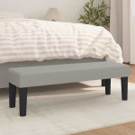 vidaXL Klop svetlo siva 100x30x30 cm blago