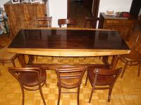 Miza in 8 stolov, skupaj 1150 eur, inf, 040 225 001