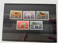 1970 Jugoslsavija** ( MI 1391 - 1395)  Pasma psov