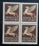 Črna Gora, italijanska okupacija 1941, letalska znamka, četverec