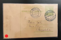 Dopisnica Kraljevina SHS 50 para žig Ljubljana - Škofja Loka 4.12.1926