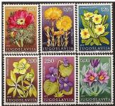 JUGOSLAVIJA 1969 - Zdravilne rastline nežigosane znamke cvetje rože