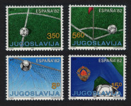 JUGOSLAVIJA 1982 NOGOMET PRVENSTVO ŠPORT ** Mi 1921/1924 ** serija (8)