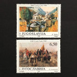 JUGOSLAVIJA 1990 EKSODUS ZGODOVINA ** Mi 2438/2439 ** serija (8)