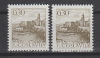 Jugoslavija leto 1972 TURIZEM Michel: 1480 IIx A + C zobčanje