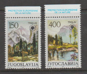 Jugoslavija leto 1987- ZAŠČITA NARAVE znamke + FDC + bilten