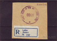 JUGOSLAVIJA - britanska cenzura, PISEMSKI ODREZEK - RR - (msmk)