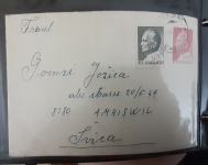 Jugoslavija  pismo celina Josip Broz Tito potovano žig Benedikt 1969