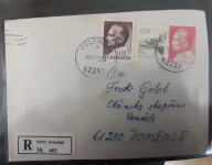 Jugoslavija  pismo celina Josip Broz Tito potovano žig Polenšak 1972