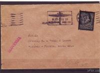 JUGOSLAVIJA -- PISMO -- SHS - (reklamni žig)- (msmk)