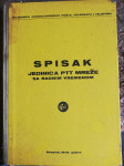 Poštna knjiga SFRJ