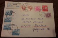 Priporočeno Pismo Celina  Jugoslavija Poštni rog žig Dob 1988