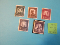 PRODAM KOMPL SERIJO ZNAMK JUGOSLAVIJE-ČISTO MNH-1954
