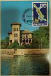 Razglednica: Cres in Lošinj, potovala, Jugoslavija 1985