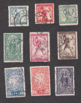 SHS Slovenija 1919 - papir B (bel, gladek), knjigotisk, žagasti prebod