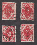 SHS verigarji 1919 - portovne znamke, papir A (tanek, hrapav)