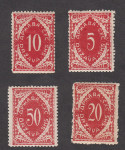 SHS verigarji 1919 - portovne znamke, papir A (tanek, hrapav)
