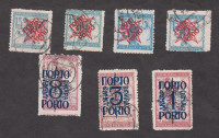 SHS verigarji 1920 - portovne znamke, dinarska serija