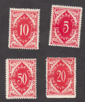 SHS verigarji 1919 - portovne znamke, papir B (bel, gladek)