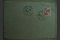 Starejša znamka z žigom - Novo Velenje, otvoritev - na kuverti, 1959