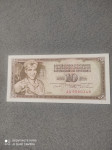 10 dinarjev 1968 AA.   UNC