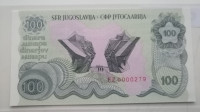 100 dinarjev 1990 Tito Unc Jugoslavija