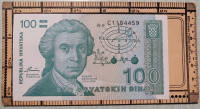 100 HRVATSKIH DINARA, 1991