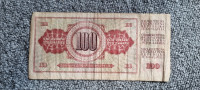 100 jugoslovanskih dinarjev 1981
