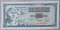 1000 din 1978 ZA serija, Jugoslavija UNC