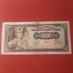 1000 DINARJEV 1955 - BREZ DVOJKE RRR