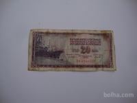 20.dinarjev 19.XII.1974 (serije DA)