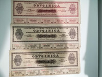 3 obveznice FNRJ, 1974. - 1978.