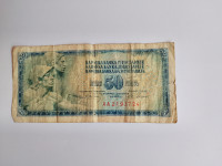 50 dinarjev, bankovec, l. 1965
